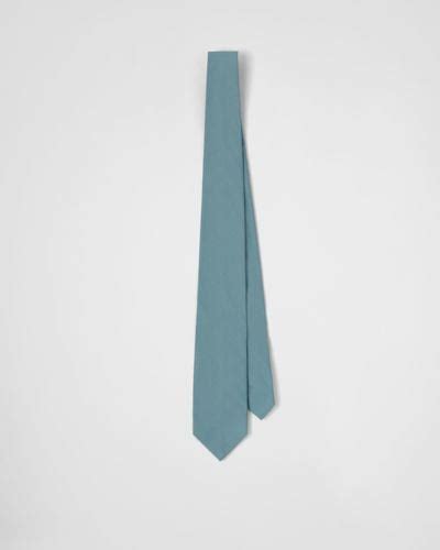 blue prada tie